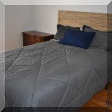 F28. Rustic queen headboard by Casana Furniture Co. 54"h 